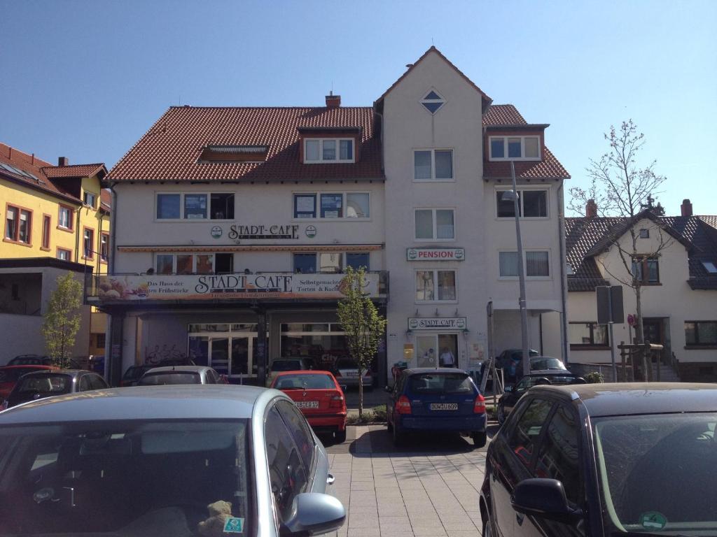 Stadtcafe Pension Grünstadt المظهر الخارجي الصورة